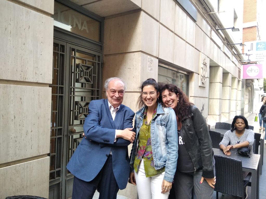 Almería. Isabel Gimenez Caro con su hija Almería. Isabel Gimenez Caro con su hija